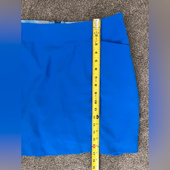 NIKE GOLF Blue Golf Skort Plaid Short golf skirt size 6 - Picture 13 of 13